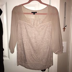 American Eagle sheer/soft blouse